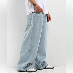 Empyre Ultra Wide Fit Colby Light Blue Wash Denim